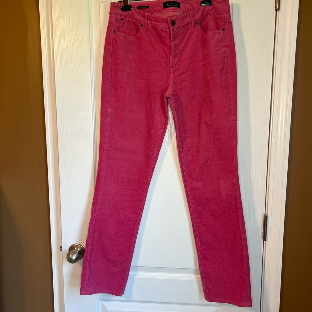 Talbots Corduroy Pants, Size 6.
